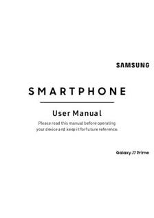Samsung Galaxy J7 Prime manual. Smartphone Instructions.